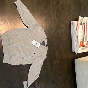 Never worn gray polo Ralph Lauren size 3T crewneck sweater